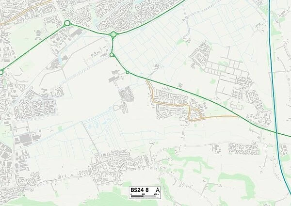 North Somerset BS24 8 Map