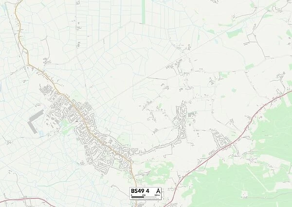 North Somerset BS49 4 Map
