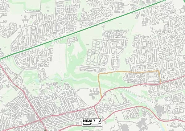 North Tyneside NE28 7 Map