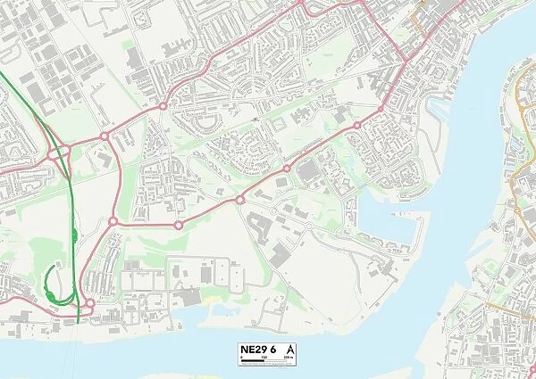 North Tyneside NE29 6 Map