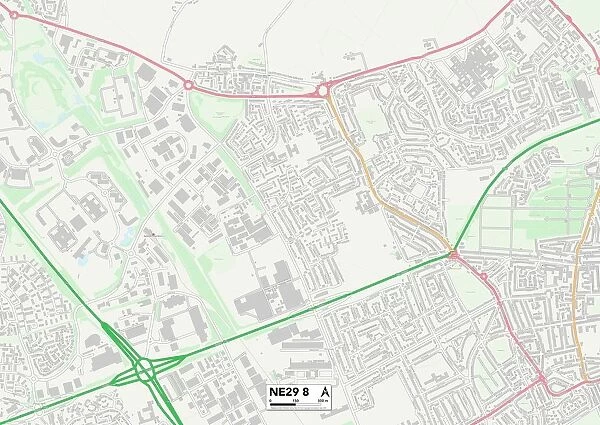 North Tyneside NE29 8 Map
