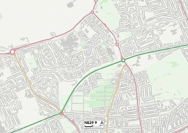 North Tyneside NE29 9 Map