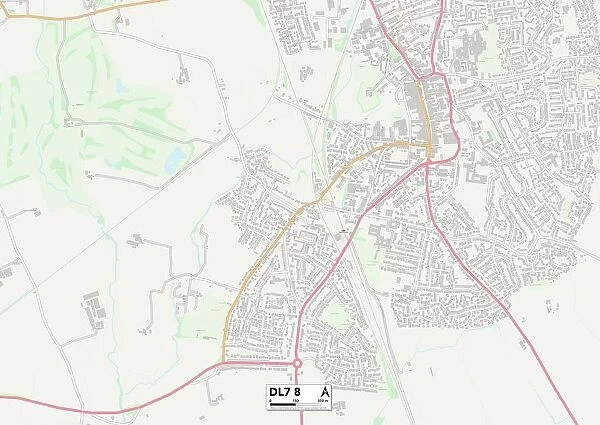 North Yorkshire DL7 8 Map