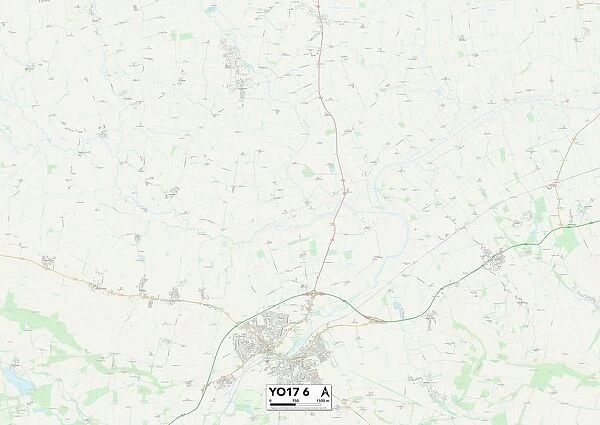 North Yorkshire YO17 6 Map
