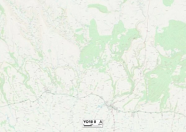 North Yorkshire YO18 8 Map