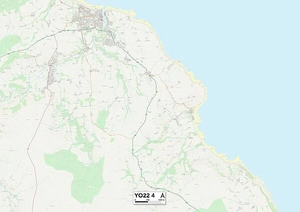 North Yorkshire YO22 4 Map