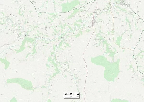 North Yorkshire YO22 5 Map
