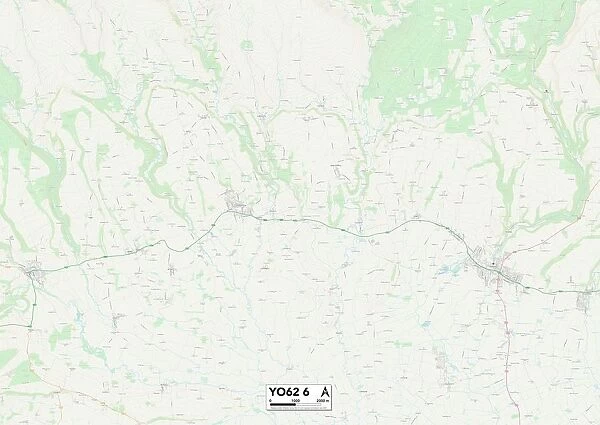 North Yorkshire YO62 6 Map