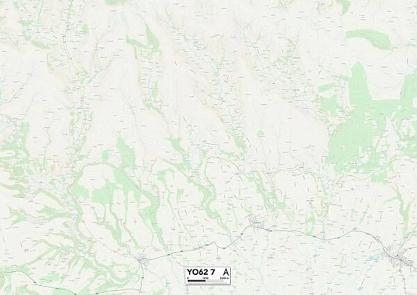 North Yorkshire YO62 7 Map