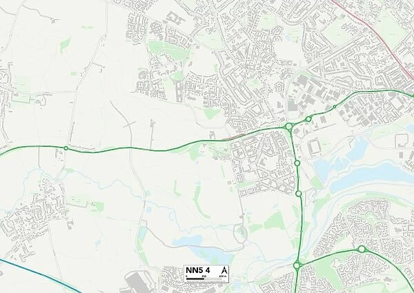 Northampton NN5 4 Map