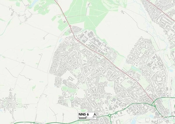 Northampton NN5 6 Map