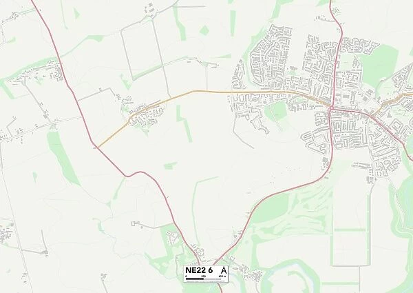 Northumberland NE22 6 Map