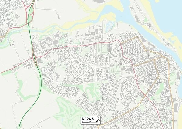 Northumberland NE24 5 Map