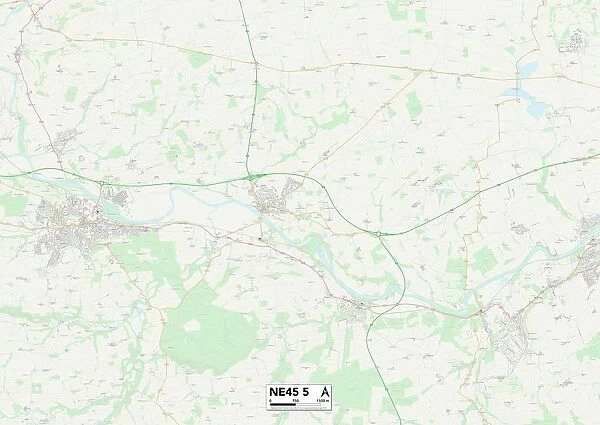 Northumberland NE45 5 Map