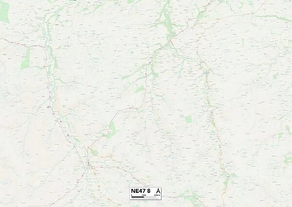 Northumberland NE47 8 Map