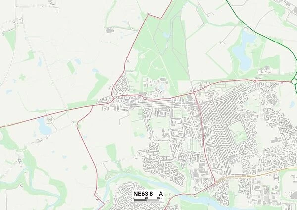 Northumberland NE63 8 Map