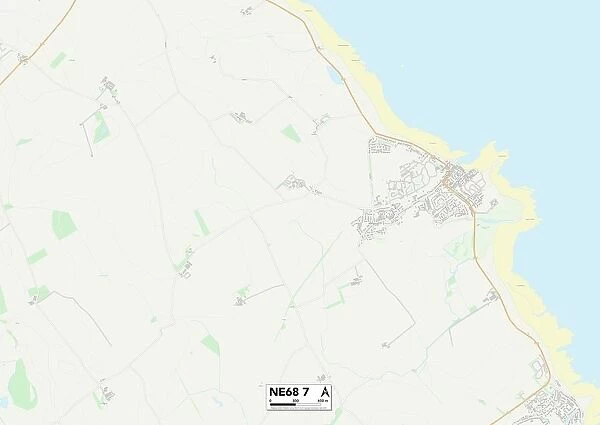 Northumberland NE68 7 Map