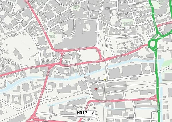 Nottingham NG1 7 Map