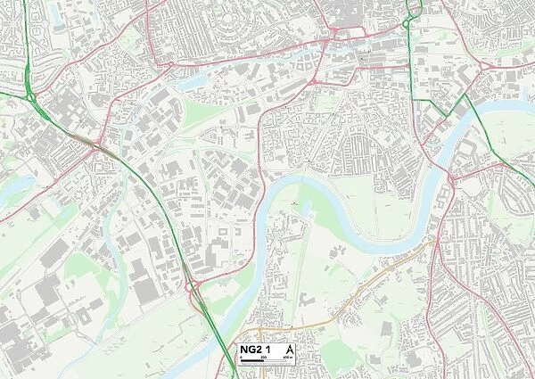 Nottingham NG2 1 Map