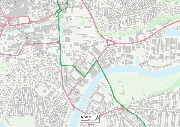 Nottingham NG2 3 Map