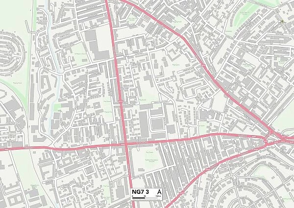 Nottingham NG7 3 Map