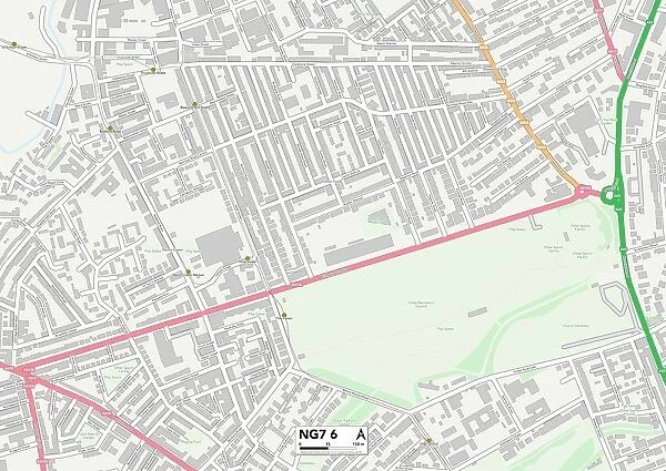 Nottingham NG7 6 Map
