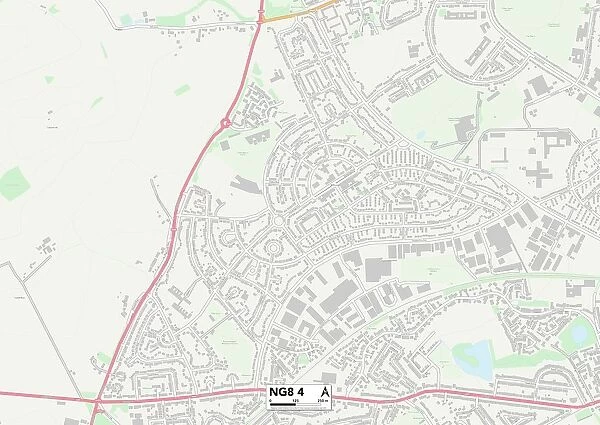 Nottingham NG8 4 Map