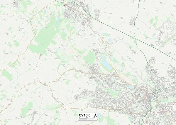 Nuneaton & Bedworth CV10 0 Map