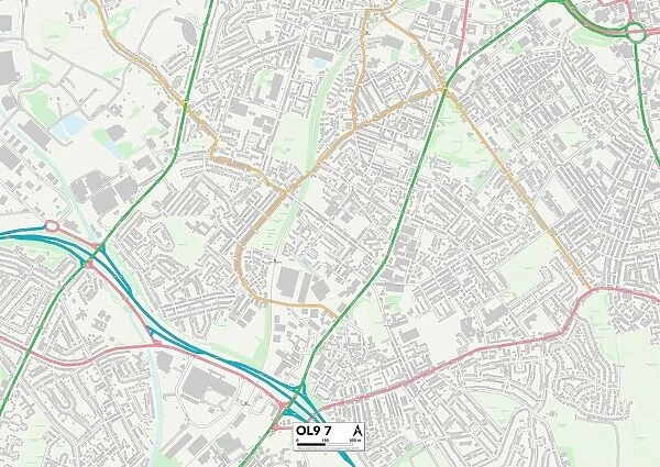 Oldham OL9 7 Map