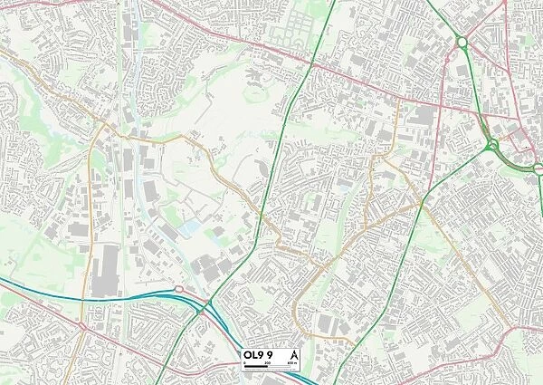 Oldham OL9 9 Map