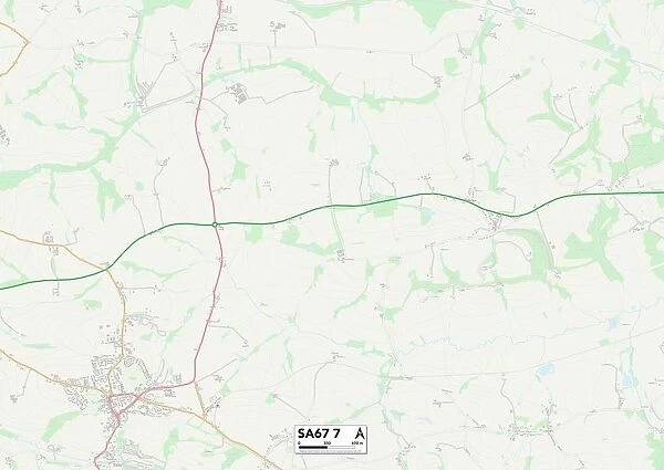 Pembrokeshire SA67 7 Map
