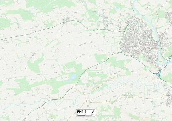 Perth and Kinross PH1 1 Map