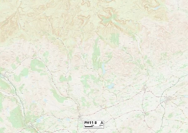 Perth and Kinross PH11 8 Map