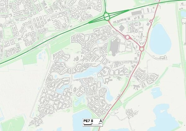 Peterborough PE7 8 Map