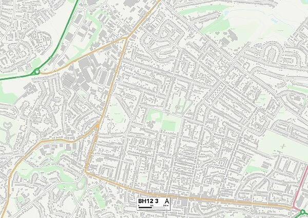 Poole BH12 3 Map
