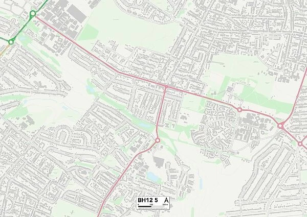 Poole BH12 5 Map
