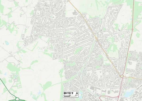 Poole BH18 9 Map