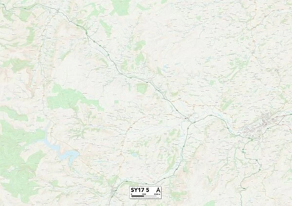 Powys SY17 5 Map