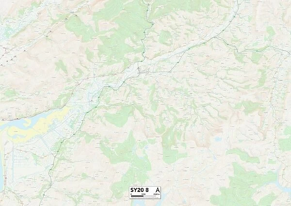 Powys SY20 8 Map