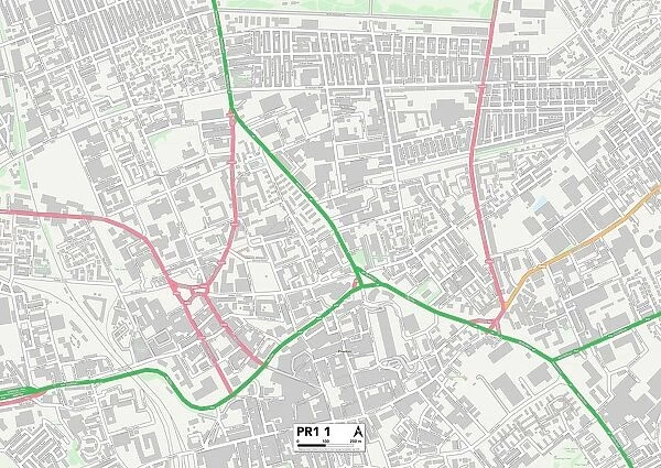 Preston PR1 1 Map