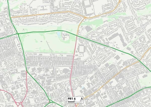 Preston PR1 6 Map