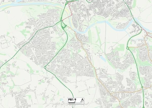 Preston PR1 9 Map
