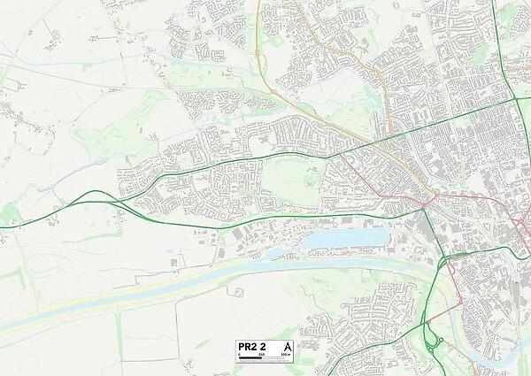 Preston PR2 2 Map