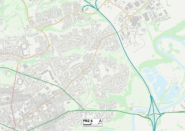 Preston PR2 6 Map