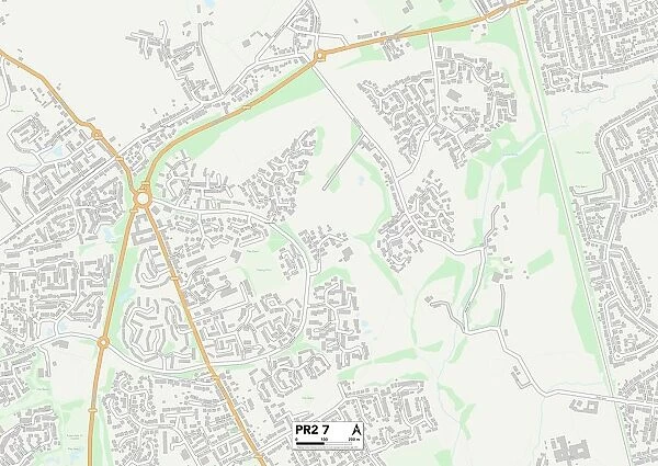 Preston PR2 7 Map