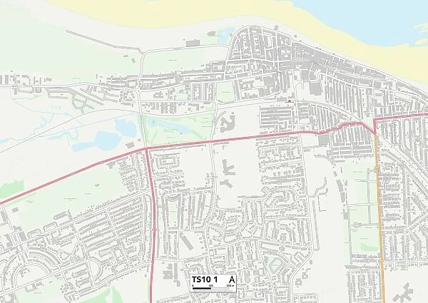 Redcar & Cleveland TS10 1 Map