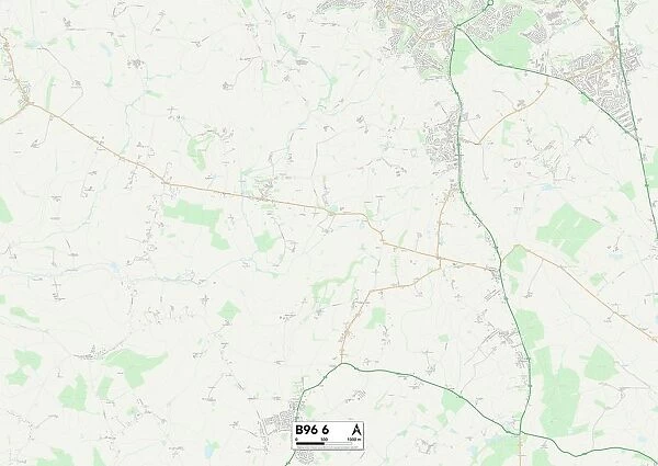 Redditch B96 6 Map