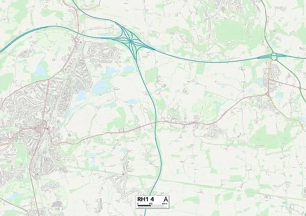 Reigate and Banstead RH1 4 Map