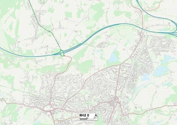 Reigate and Banstead RH2 0 Map