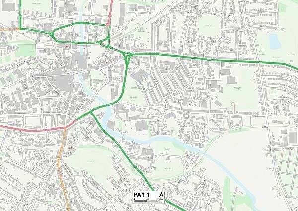 Renfrewshire PA1 1 Map